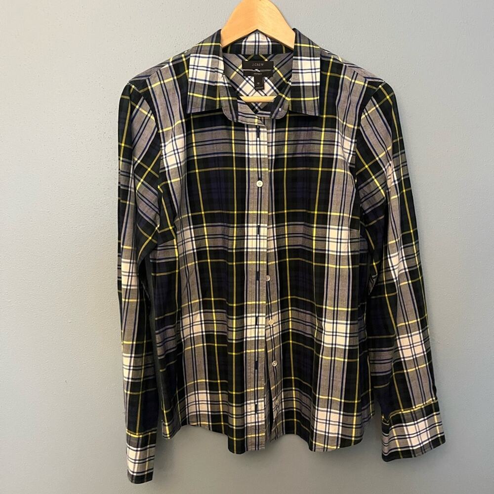 J. Crew Plaid Button Down Shirt